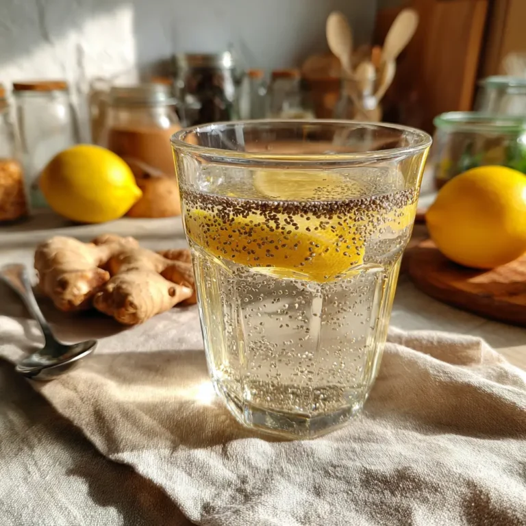 Mounjaro Detox Drink: A Natural Path to Cleanse & Burn Fat 2 Mounjaro detox drink with lemon and chia seeds