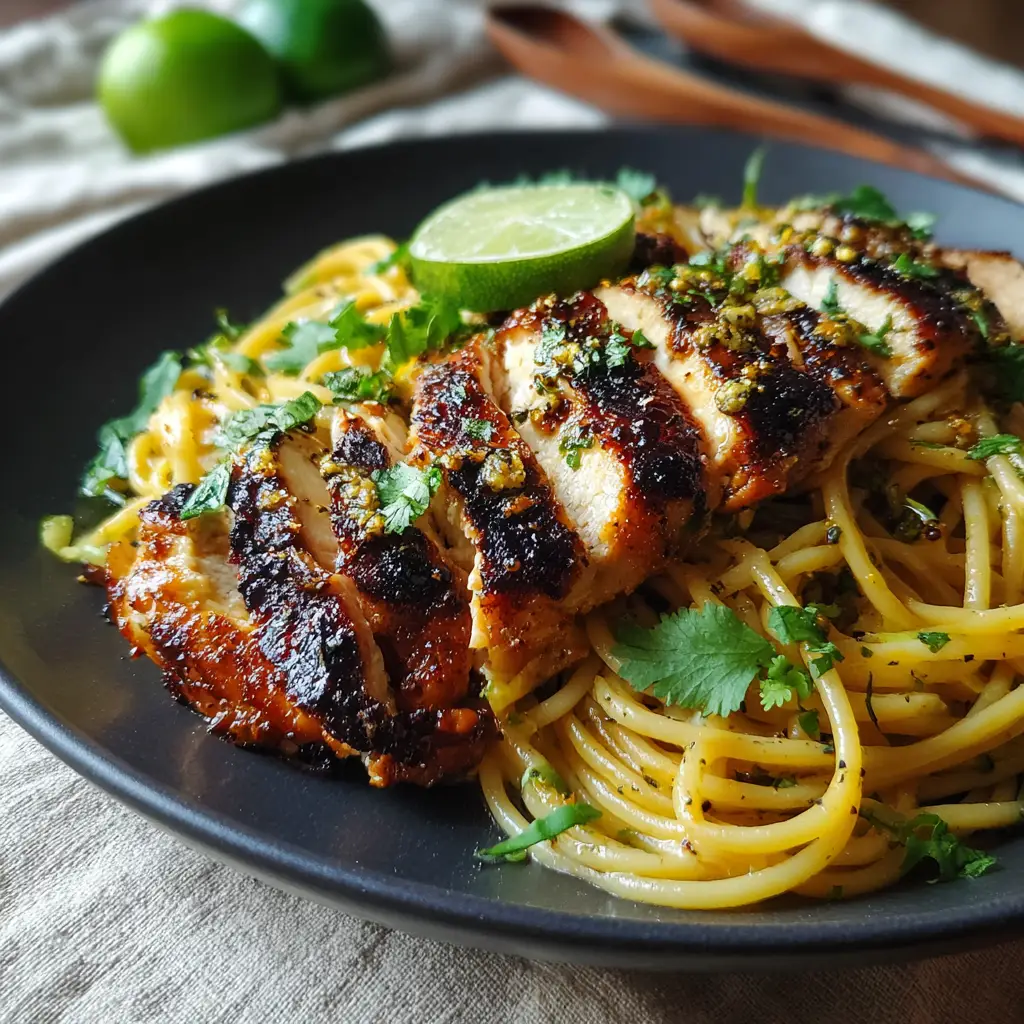 poblano-spaghetti-with-chicken-2 poblanos spaghetti