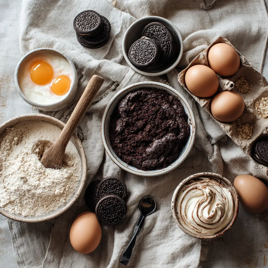 ingredients-for-slutty-brownie-recipe-1 slutty brownie recipe