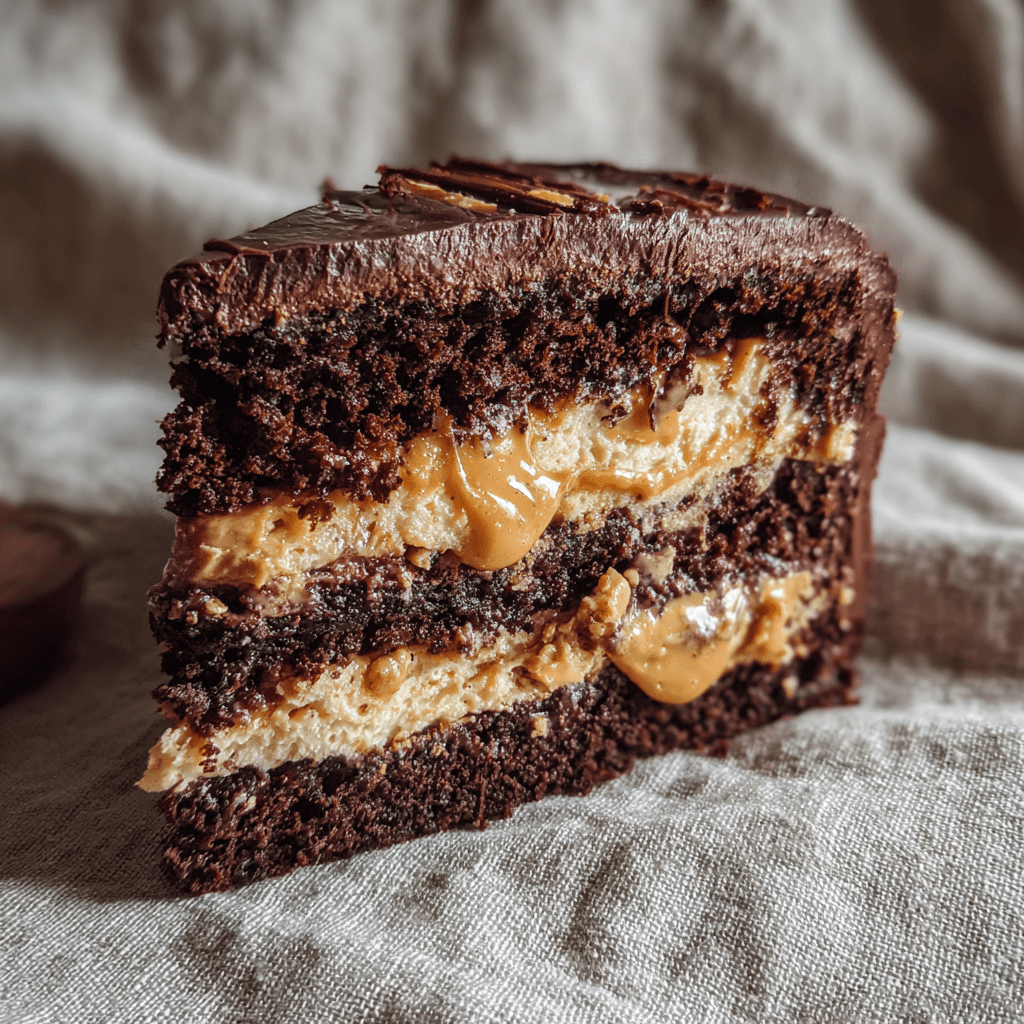 layered-brownie-cake-frosting-2 layered brownie cake frosting 2