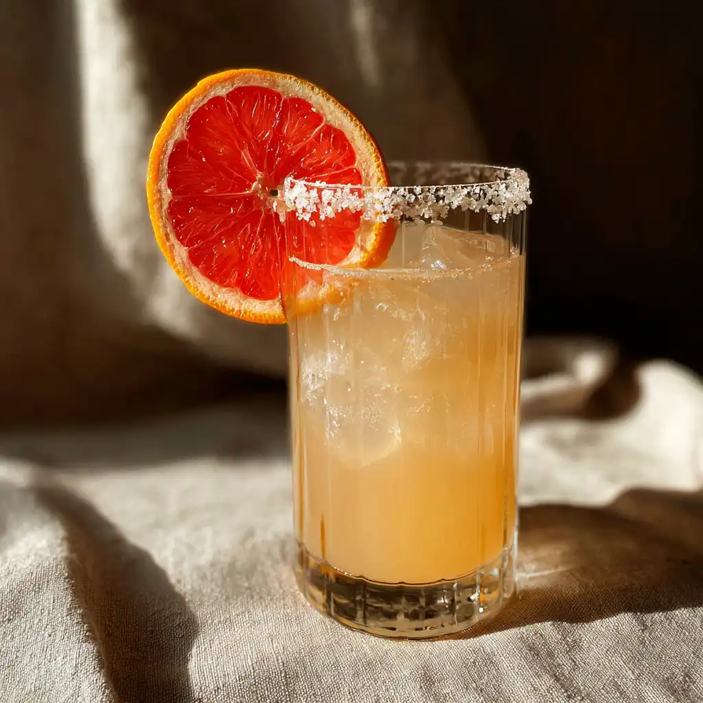 Home 5 salty dog cocktail with grapefruit and salted rim