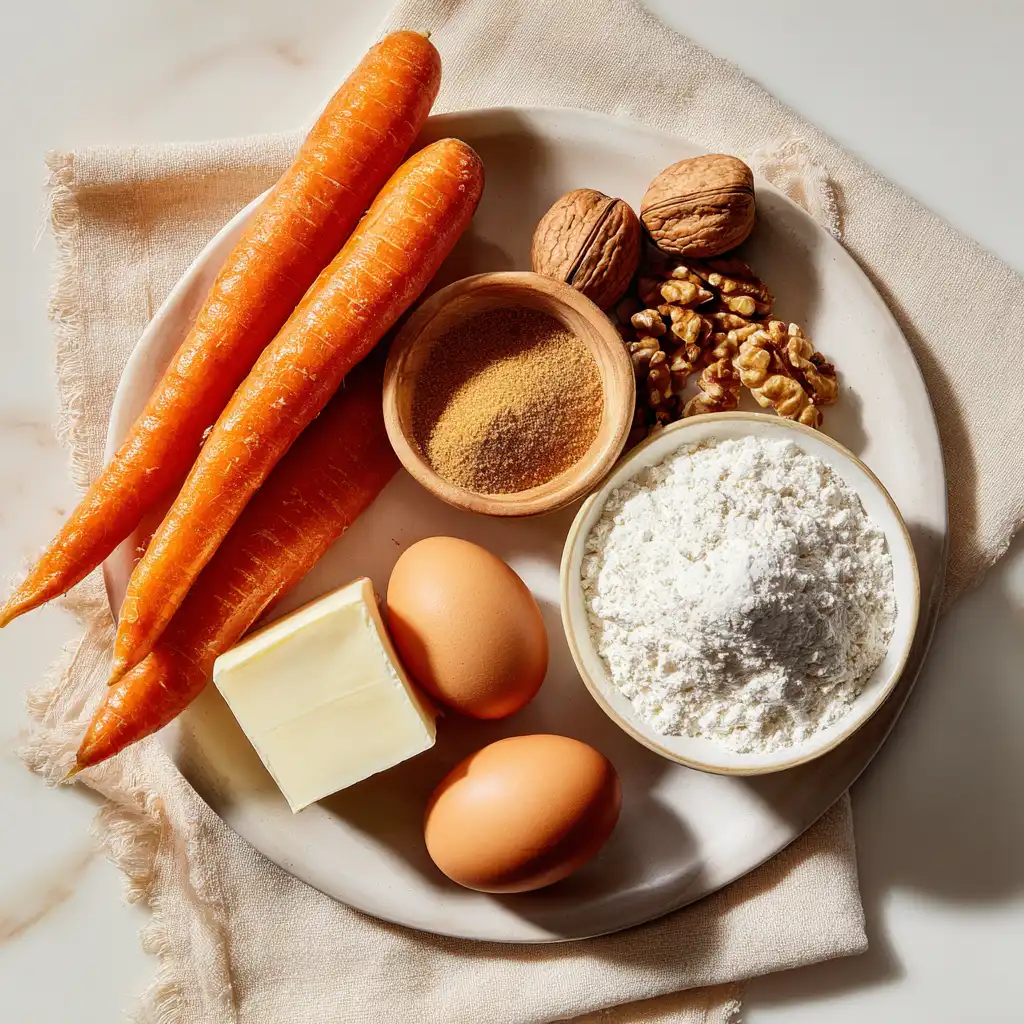 carrot cake cupcakes recipe ingredients