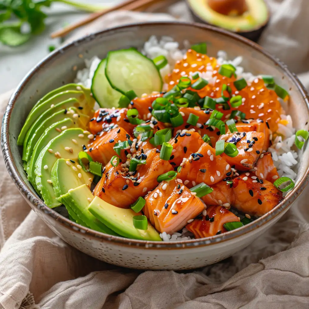 crispy air fryer salmon bites recipe final dish