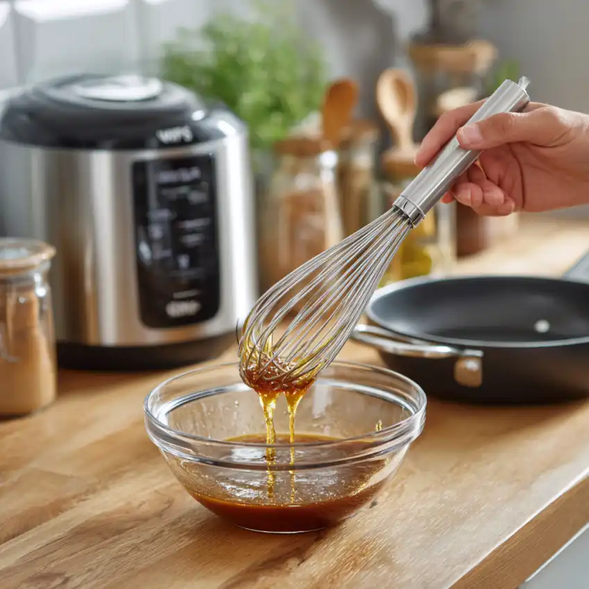 teriyaki salmon bowl without mirin final dish