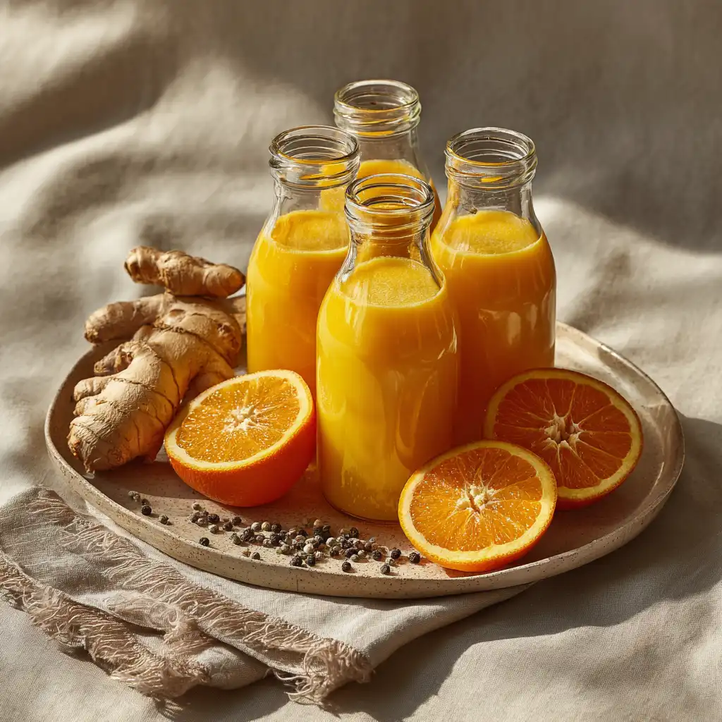 turmeric ginger shot recipe preparation
