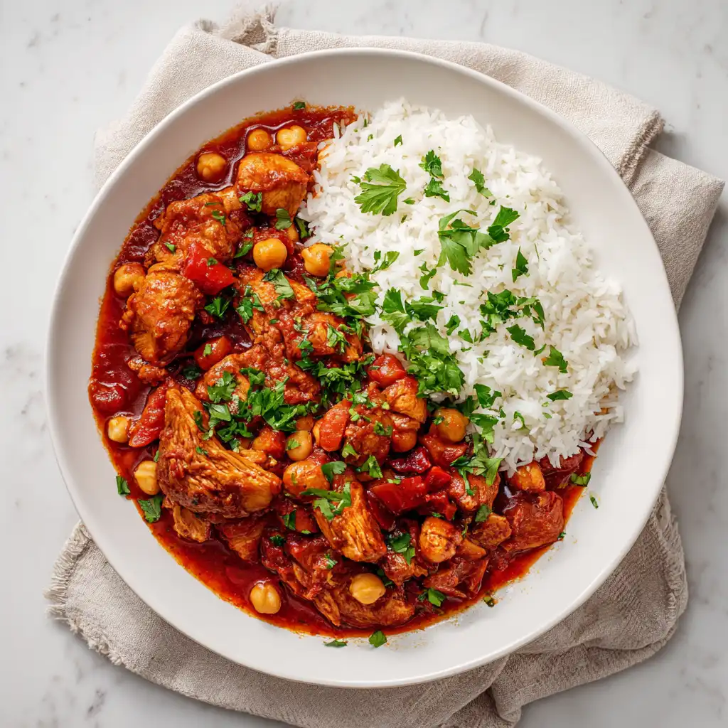 Chicken menudo recipe final dish