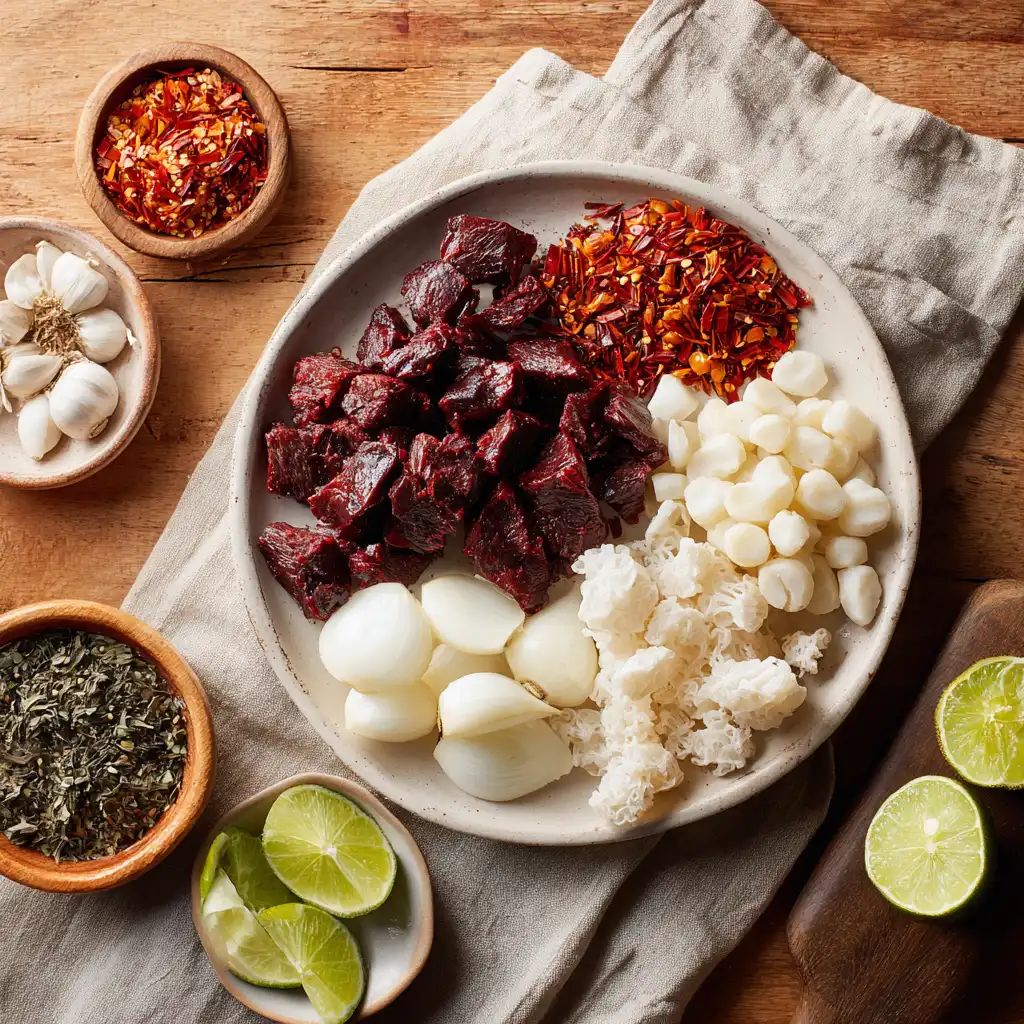 Beef menudo recipe preparation