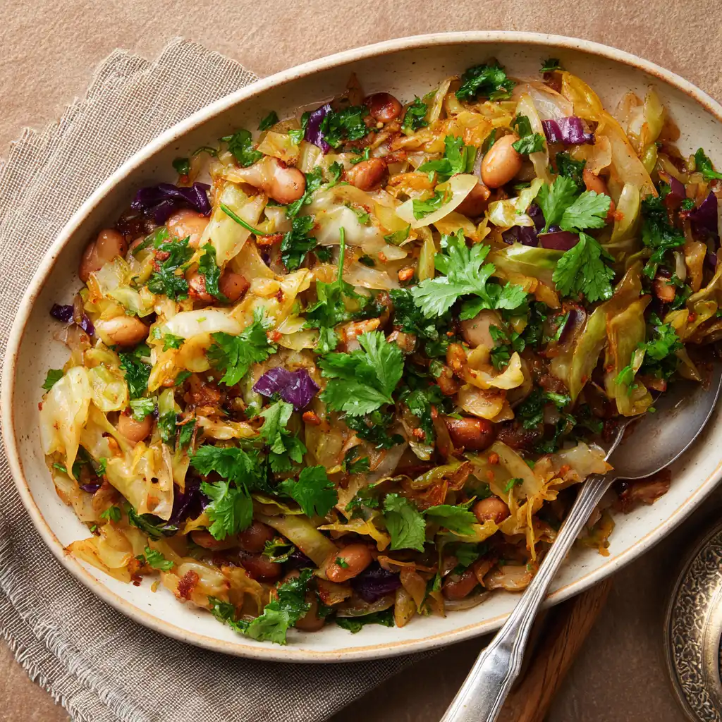 High-Fiber Cabbage Dishes preparation
