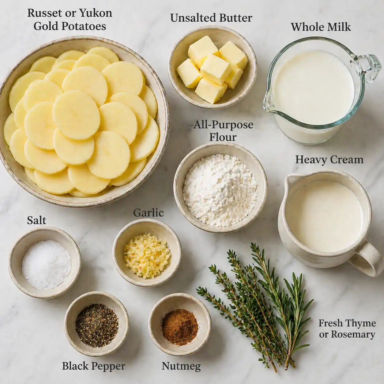 recipe for scalloped potatoes ingredients