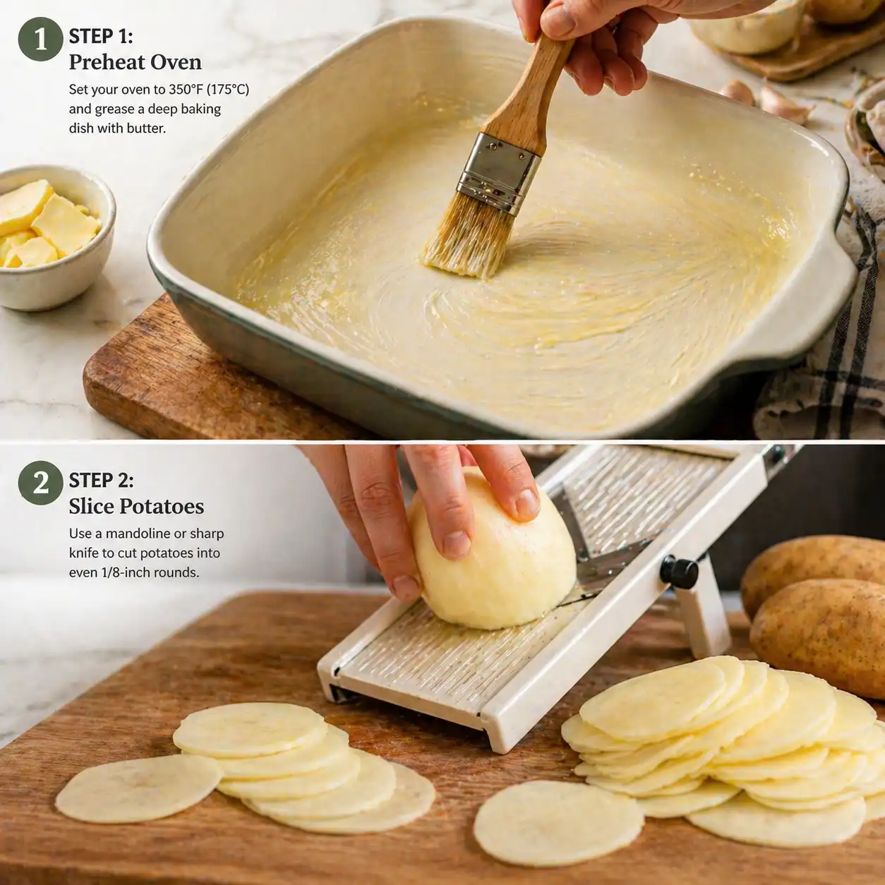 recipe for scalloped potatoes preparation