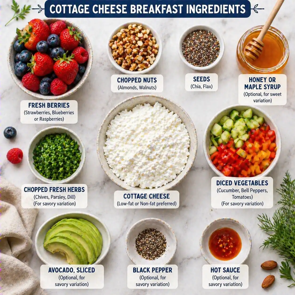 cottage cheese breakfast healthy recipe ingredients