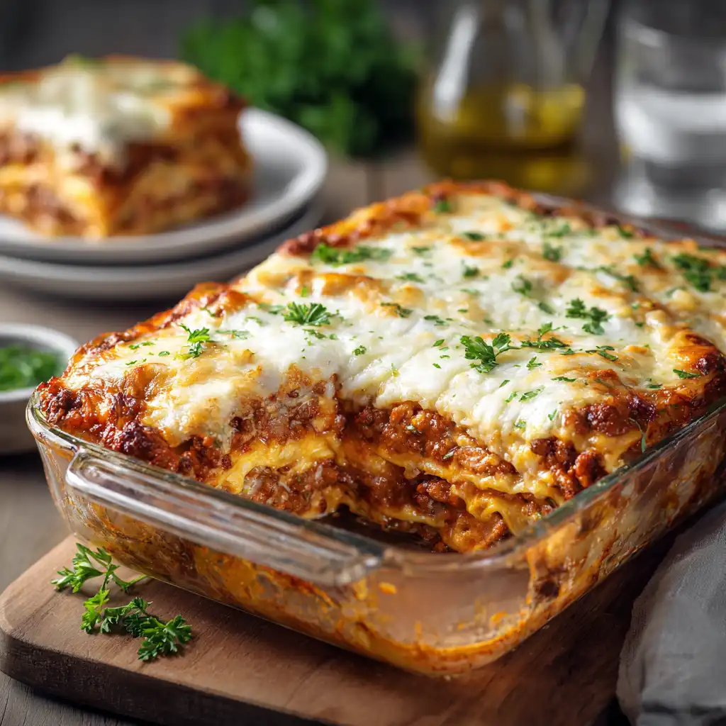 Egg White Wrap Lasagna for Weight Loss final dish