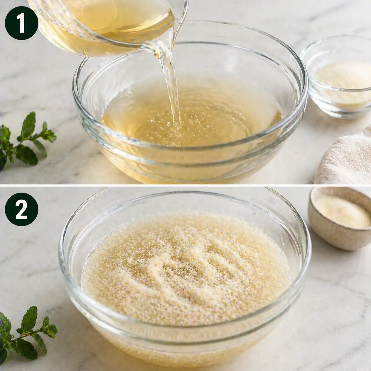 GLP-1 Gelatin Recipe preparation