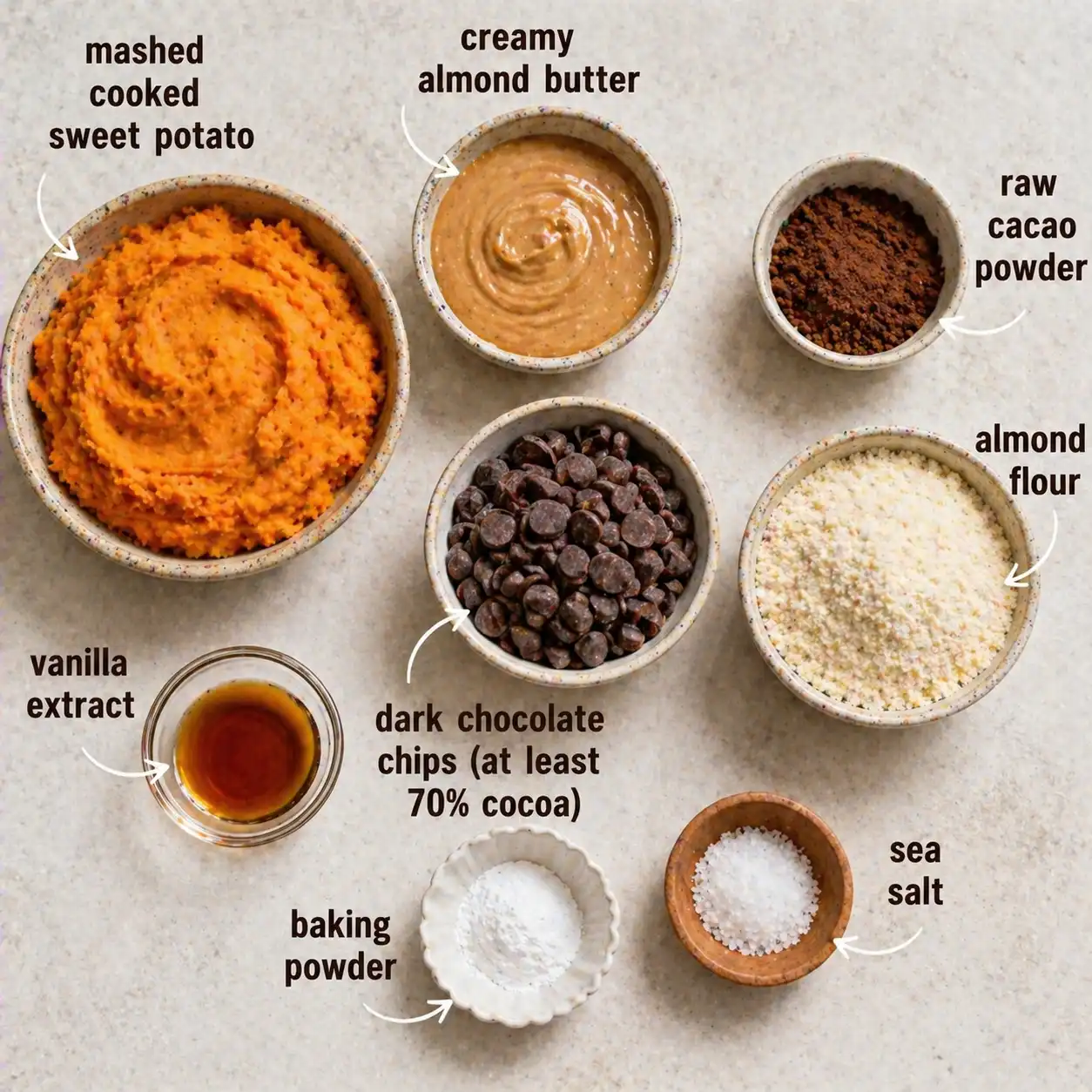 healthy chocolate snacks ingredients
