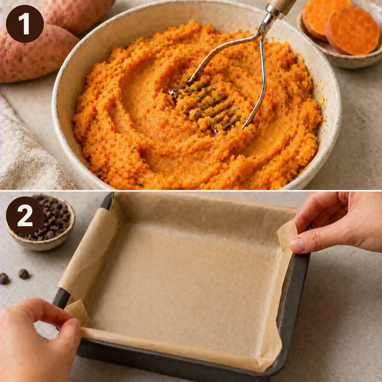 healthy chocolate snacks preparation