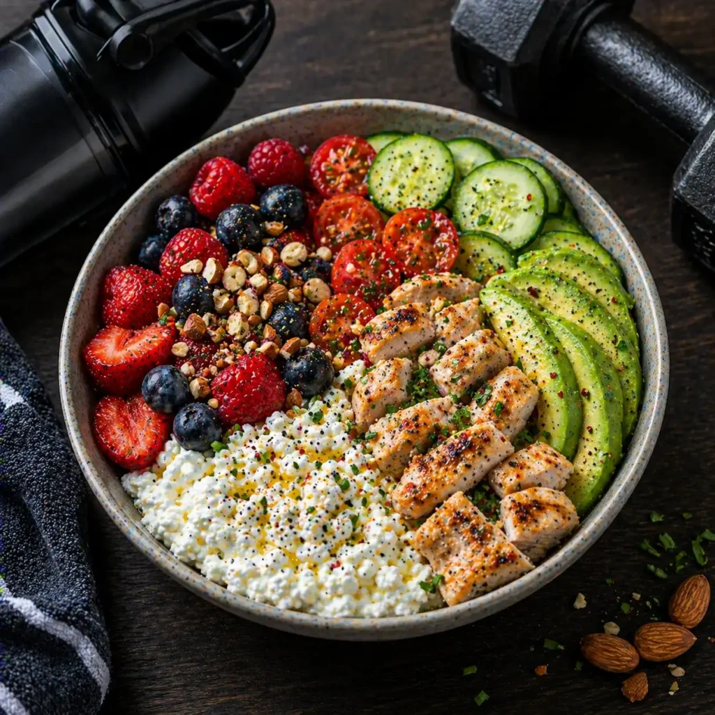 cottage cheese snack high protein recipe featured image