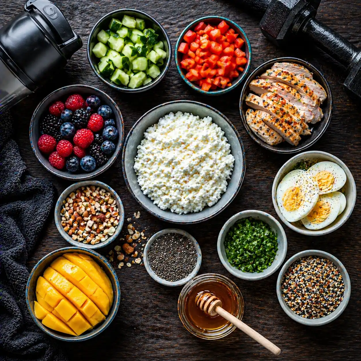 cottage cheese snack high protein recipe ingredients