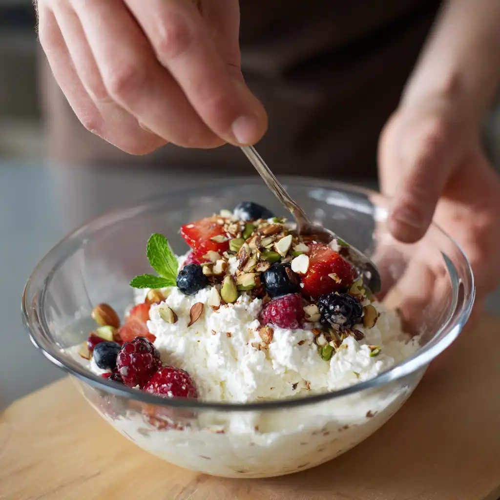 berry cottage cheese breakfast bowl ingredients