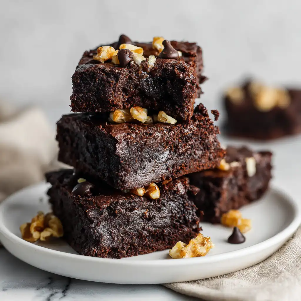 no sugar sweet potato brownies recipe featured image