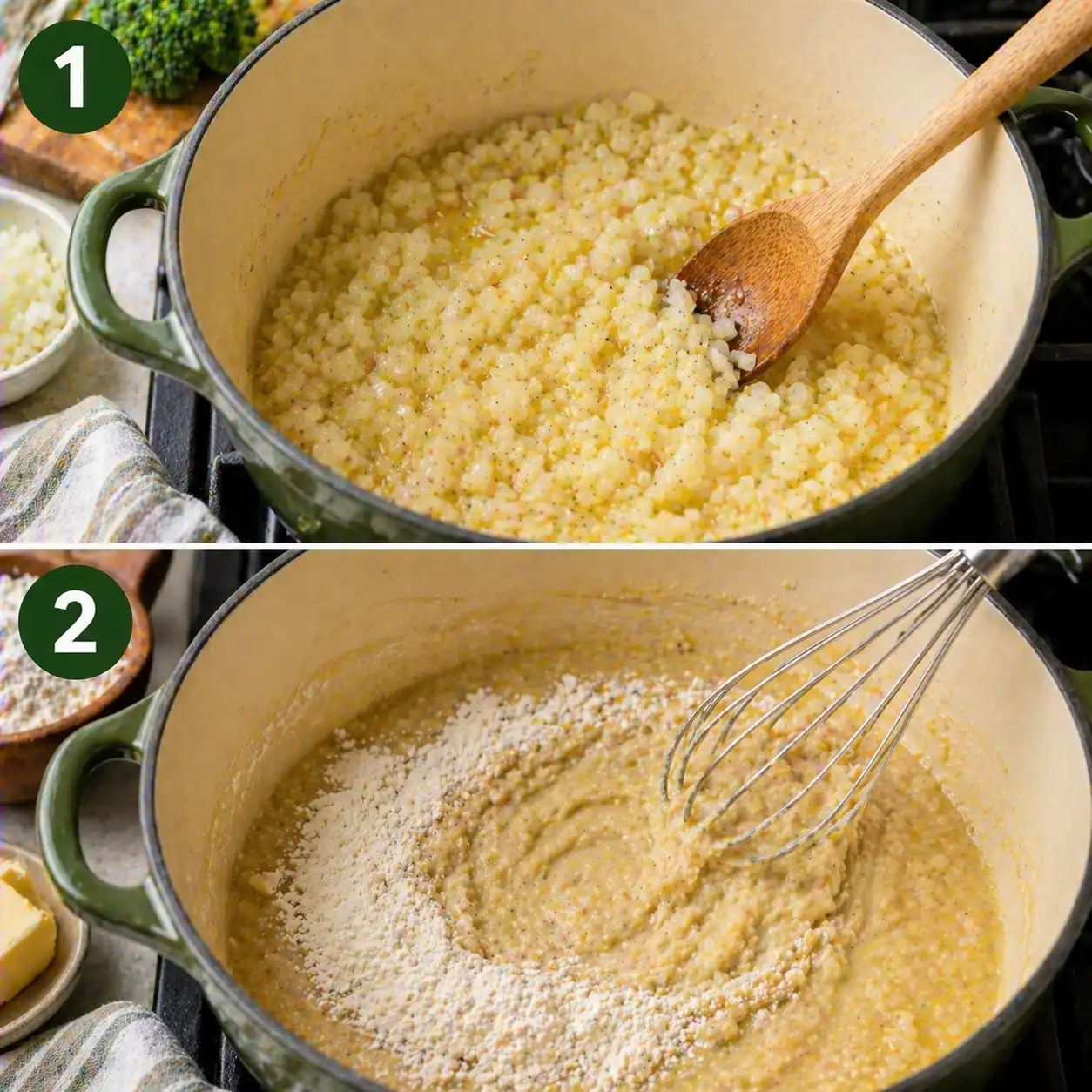 panera bread's broccoli cheddar soup preparation