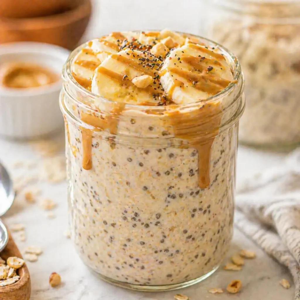peanut butter overnight oats recipes recipe featured image