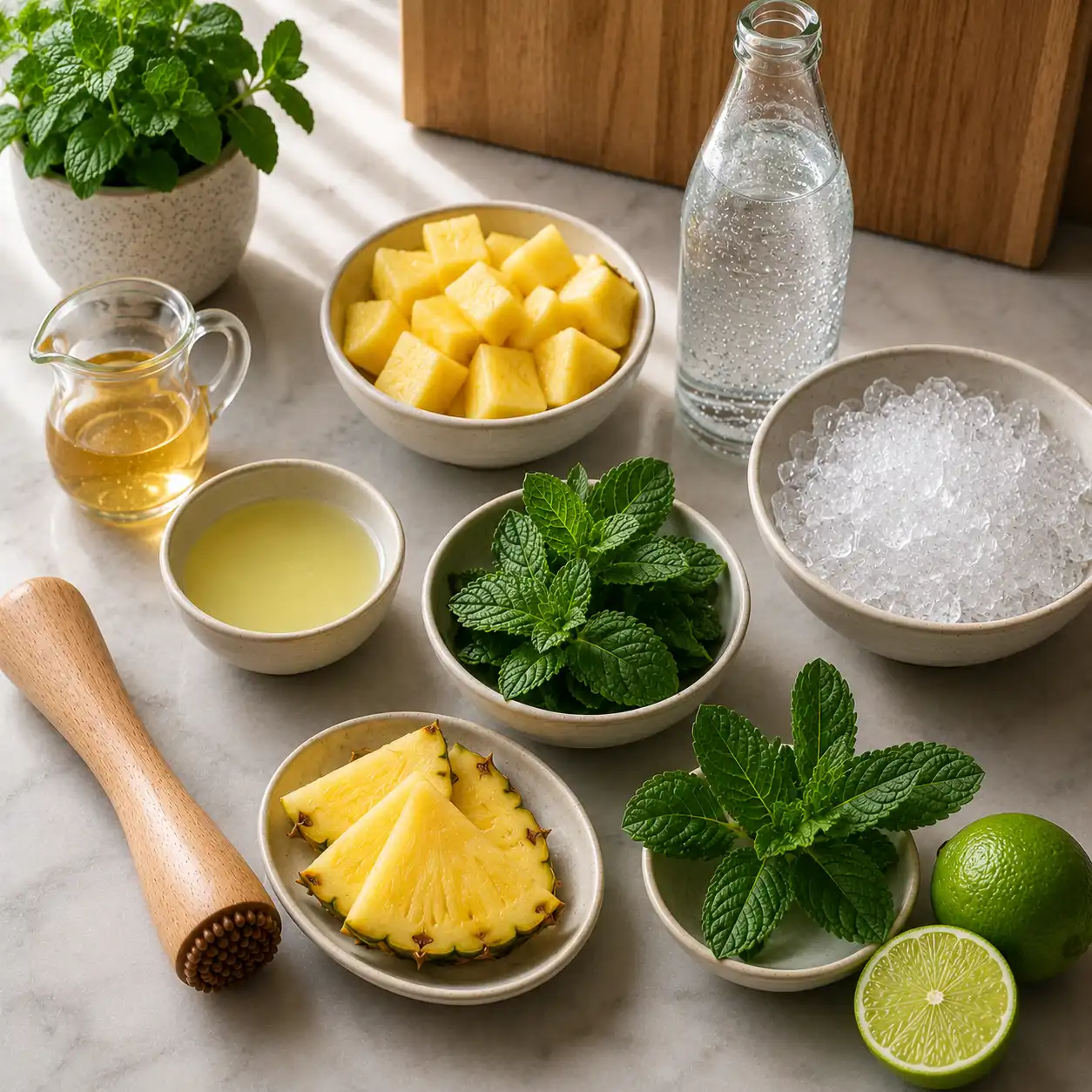pineapple mojito recipe ingredients