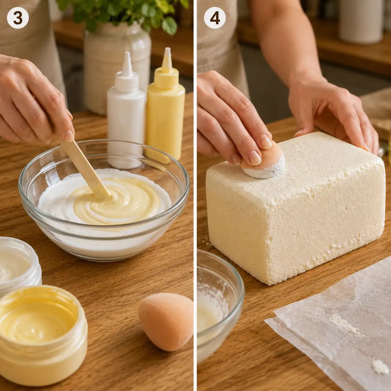 Butter Squishy DIY Tutorial for Beginners final dish