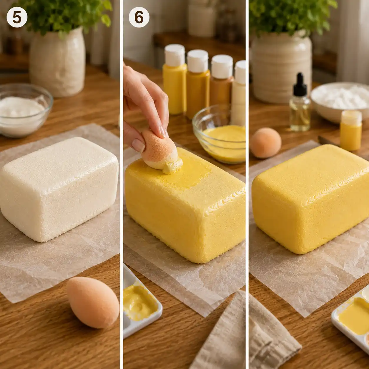 Butter Squishy DIY Tutorial for Beginners final dish