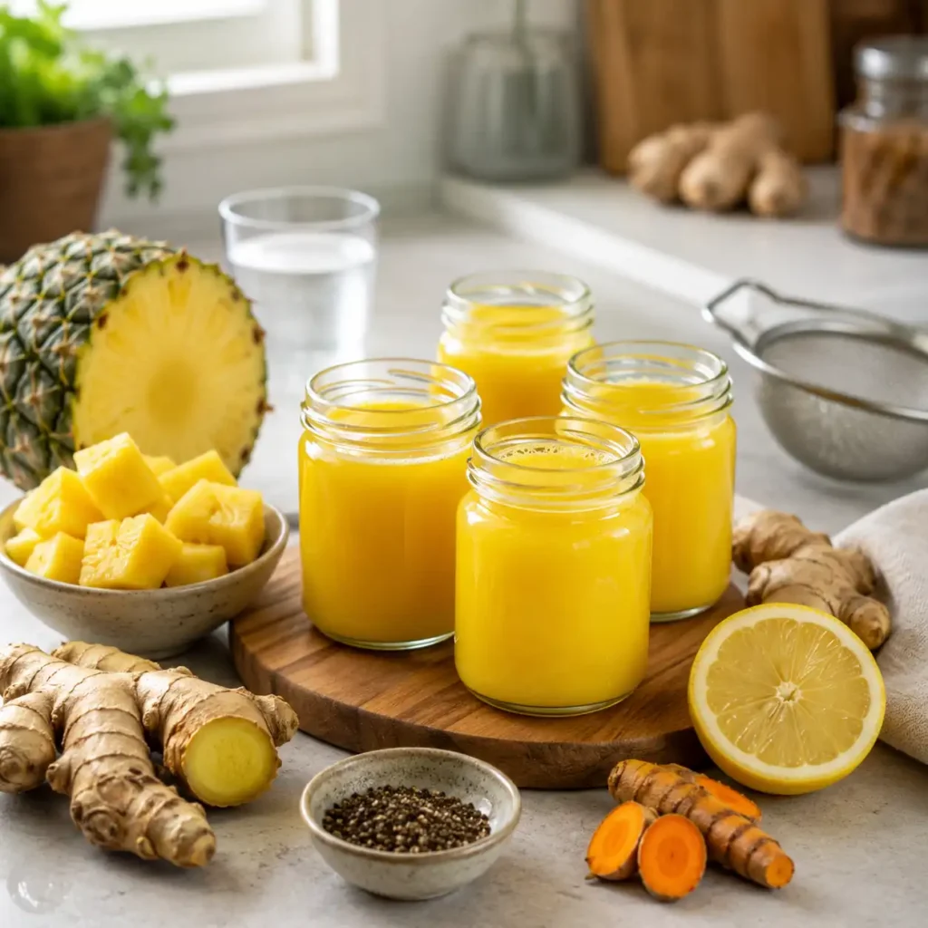 Pineapple Ginger Juice Benefits recipe featured image