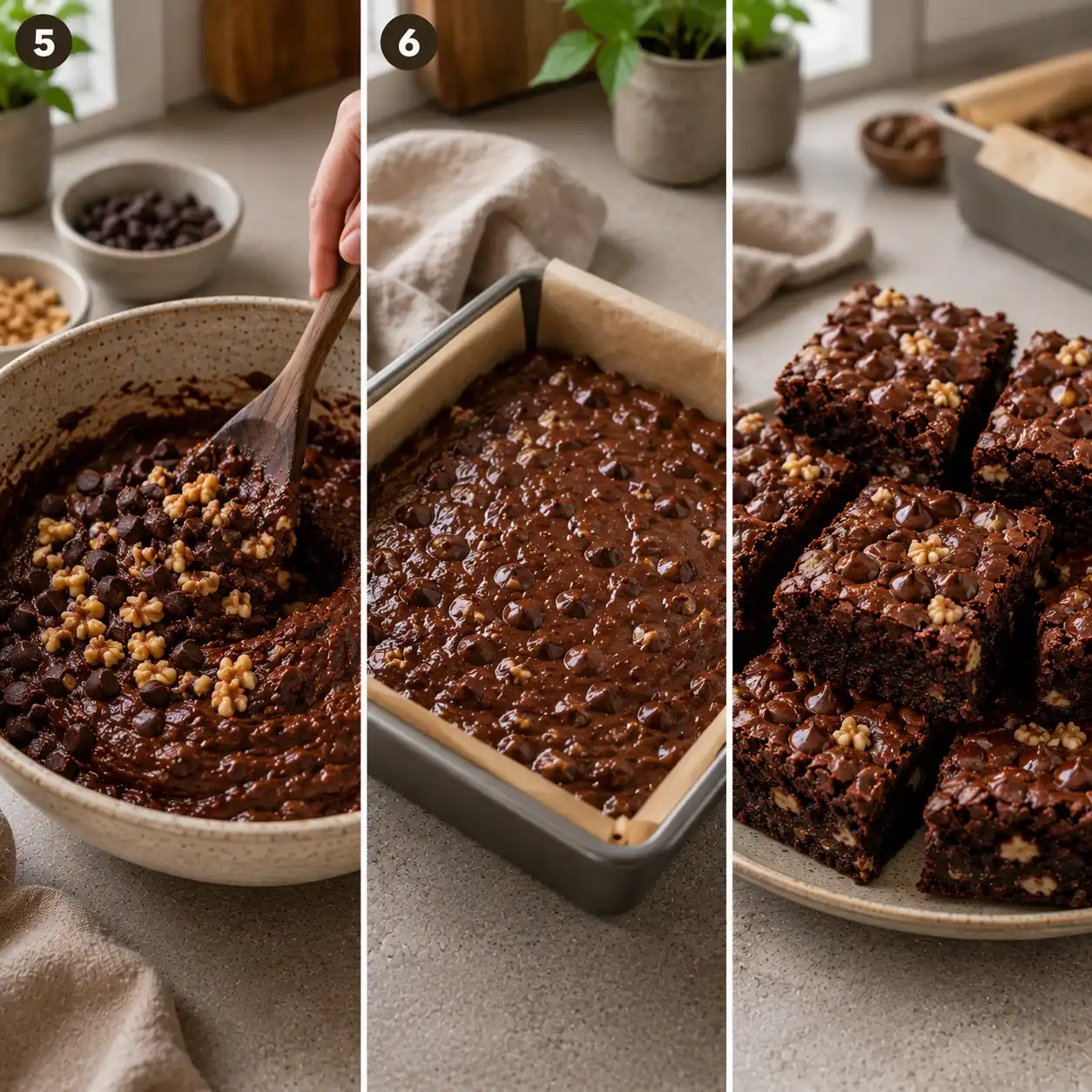 fudgy sweet potato brownies final dish