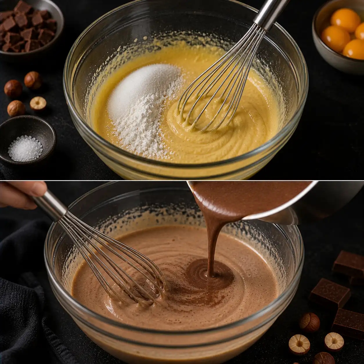homemade gianduja budino final dish