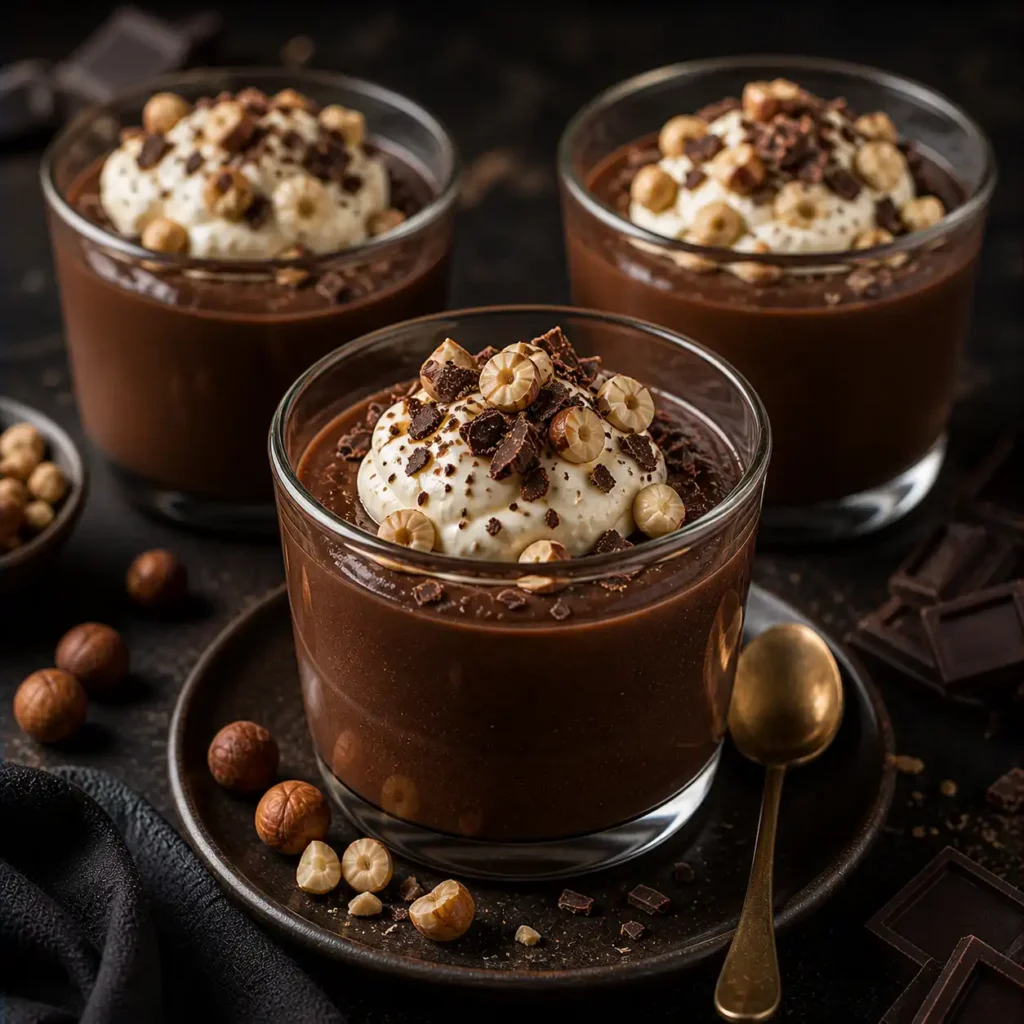 Italian chocolate hazelnut pudding recipe featured image