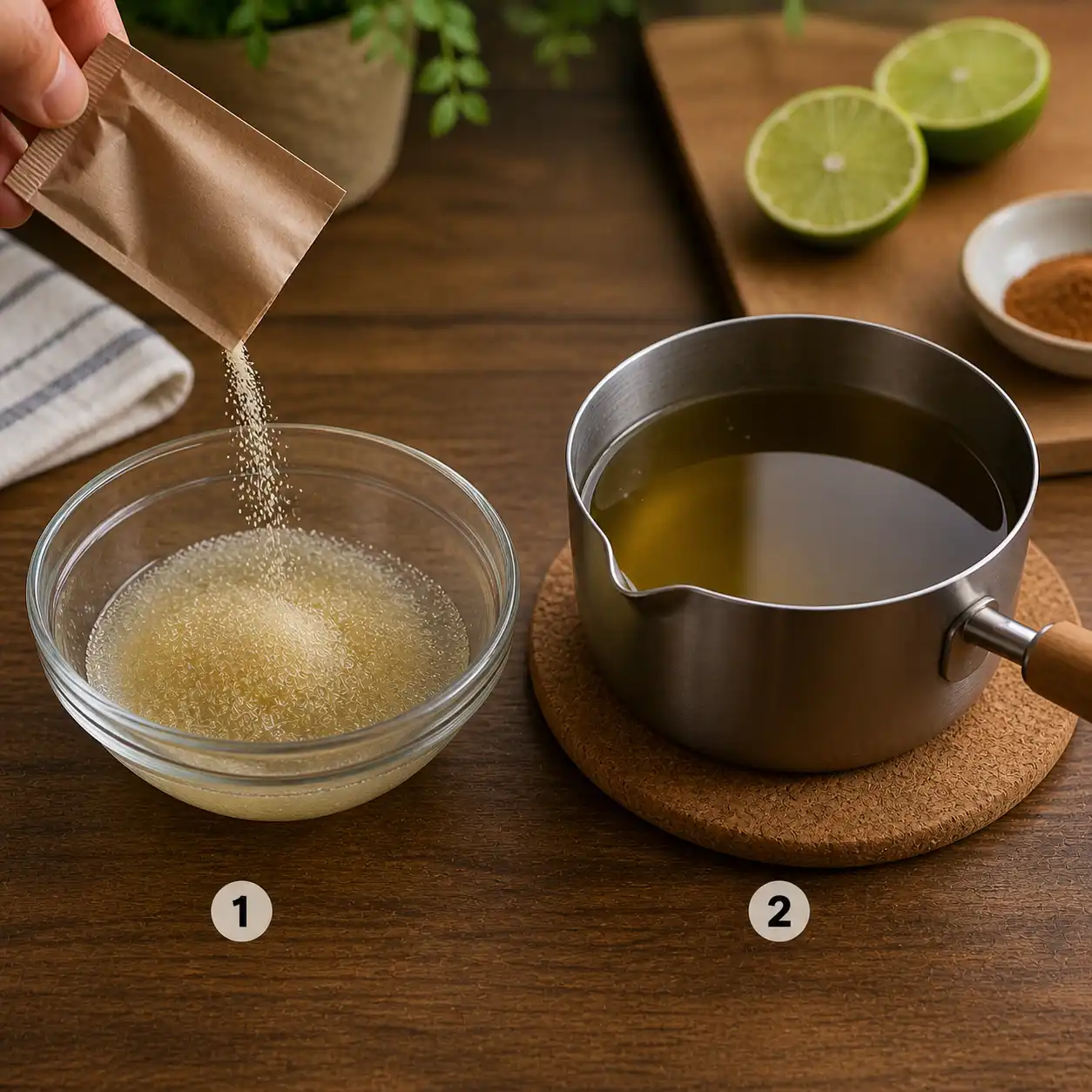 Knox gelatin weight loss drink preparation