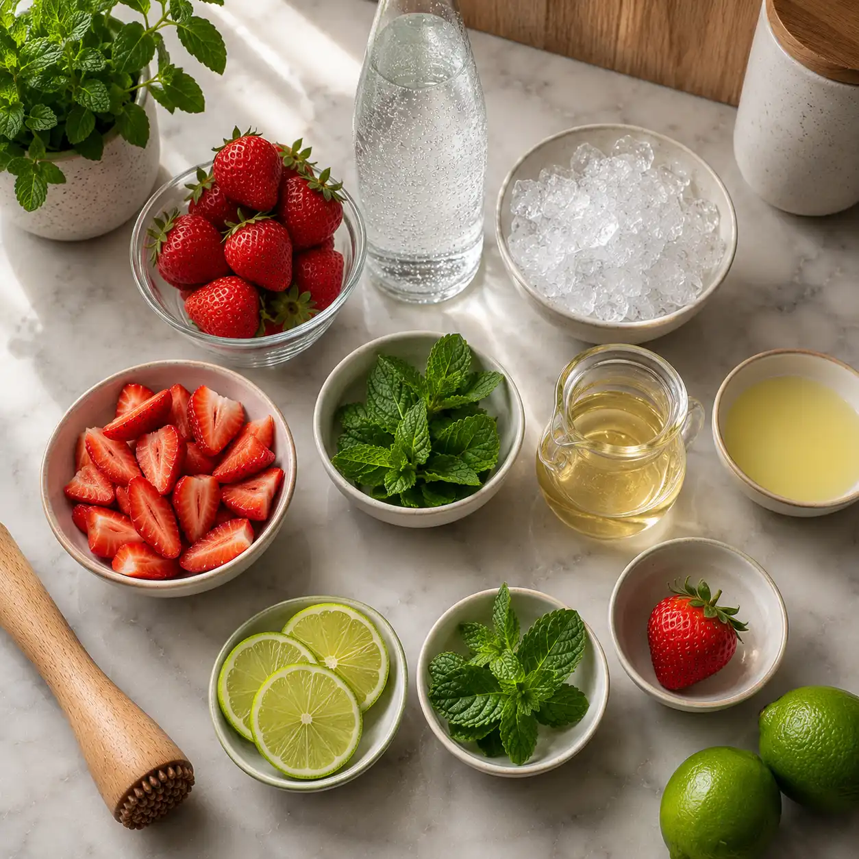 strawberry mojito recipe ingredients