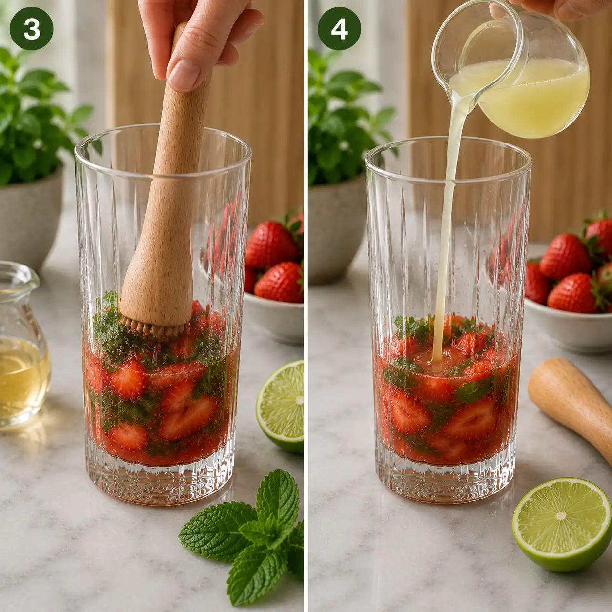 strawberry mojito recipe final dish
