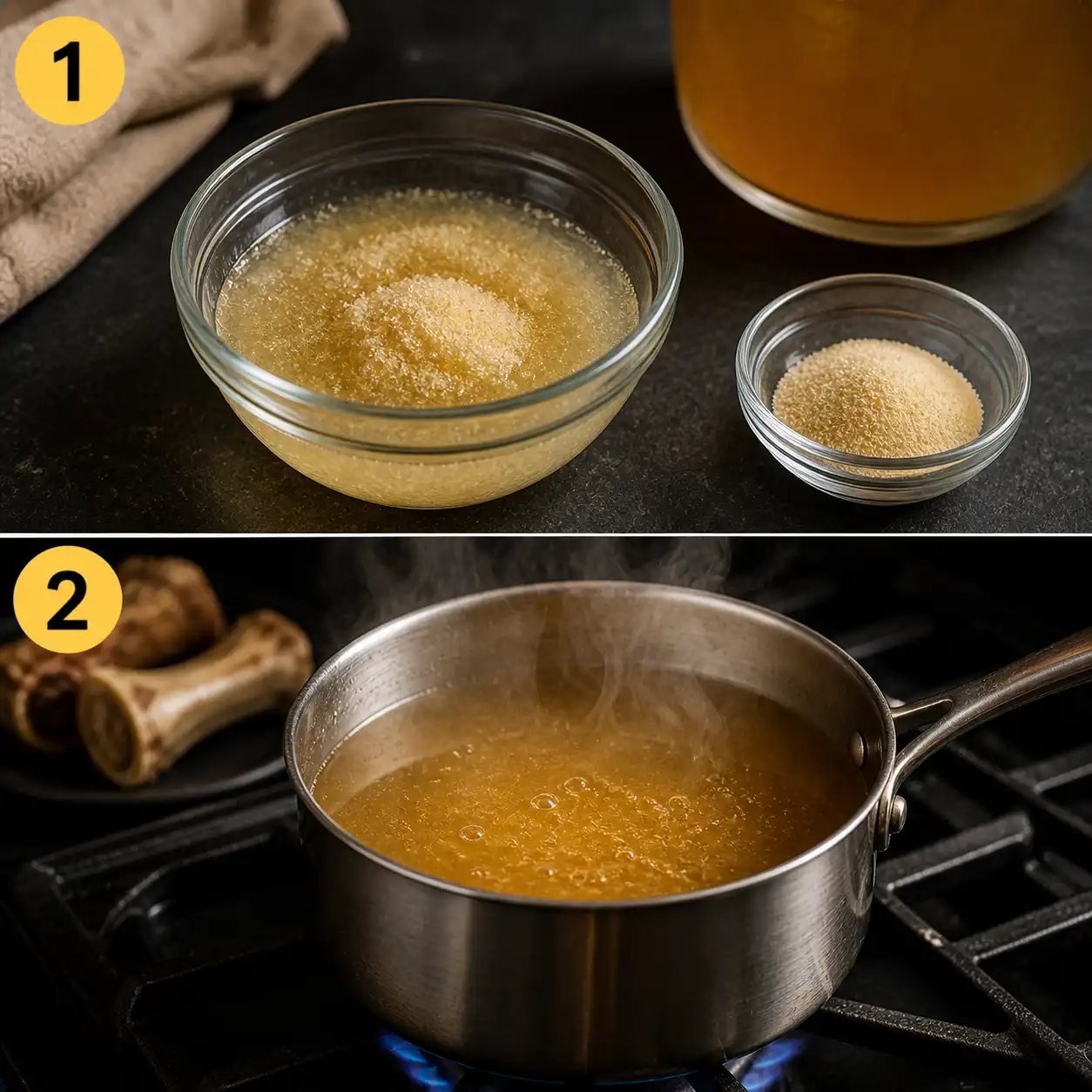 Unflavored gelatin recipes for weight loss preparation