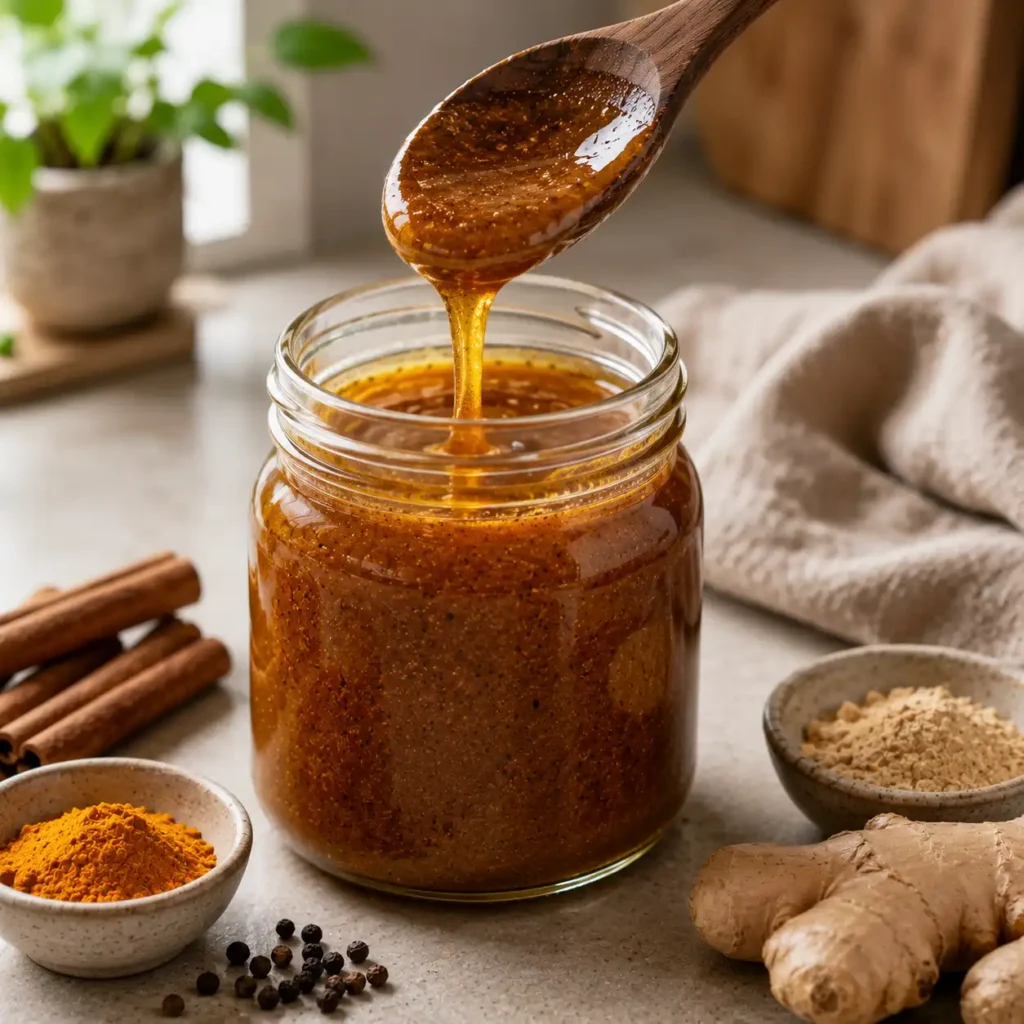 natural honey blend to lower blood sugar recipe featured image