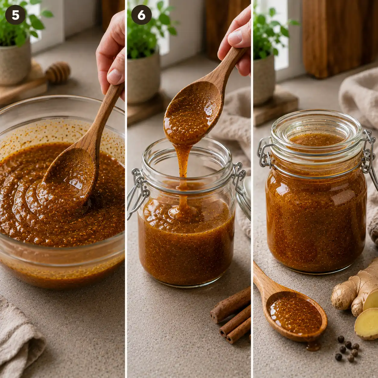natural honey blend to lower blood sugar final dish