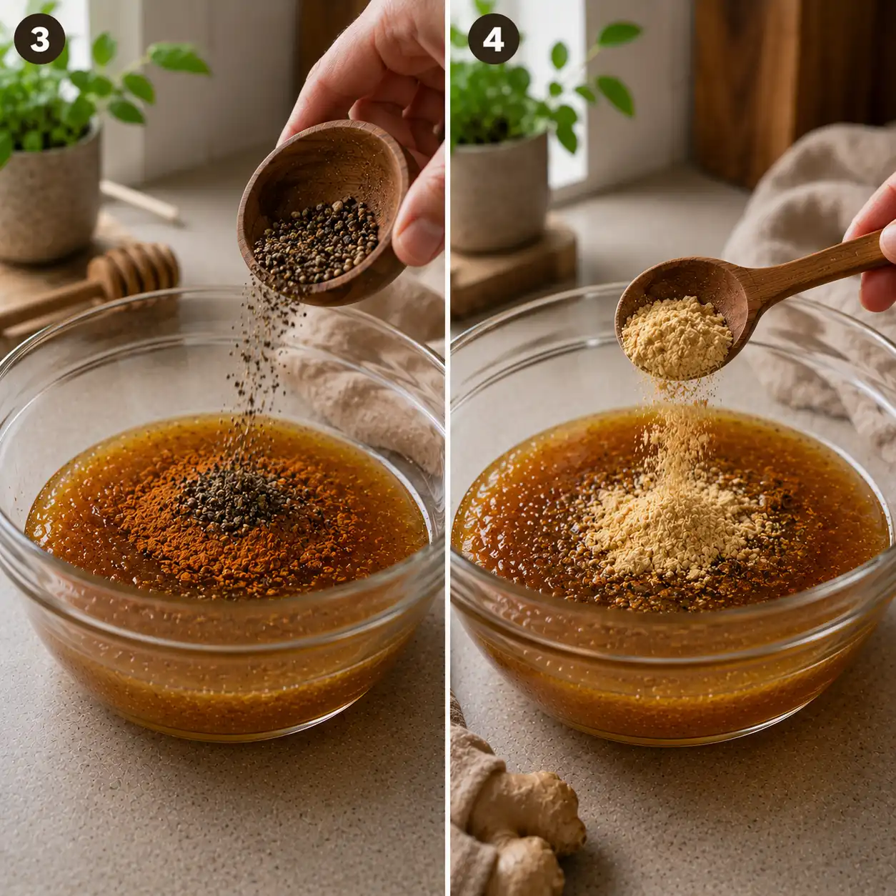 natural honey blend to lower blood sugar final dish