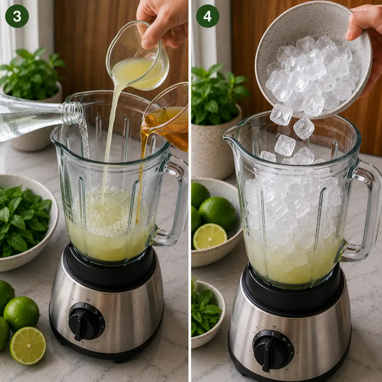frozen mojito recipe final dish