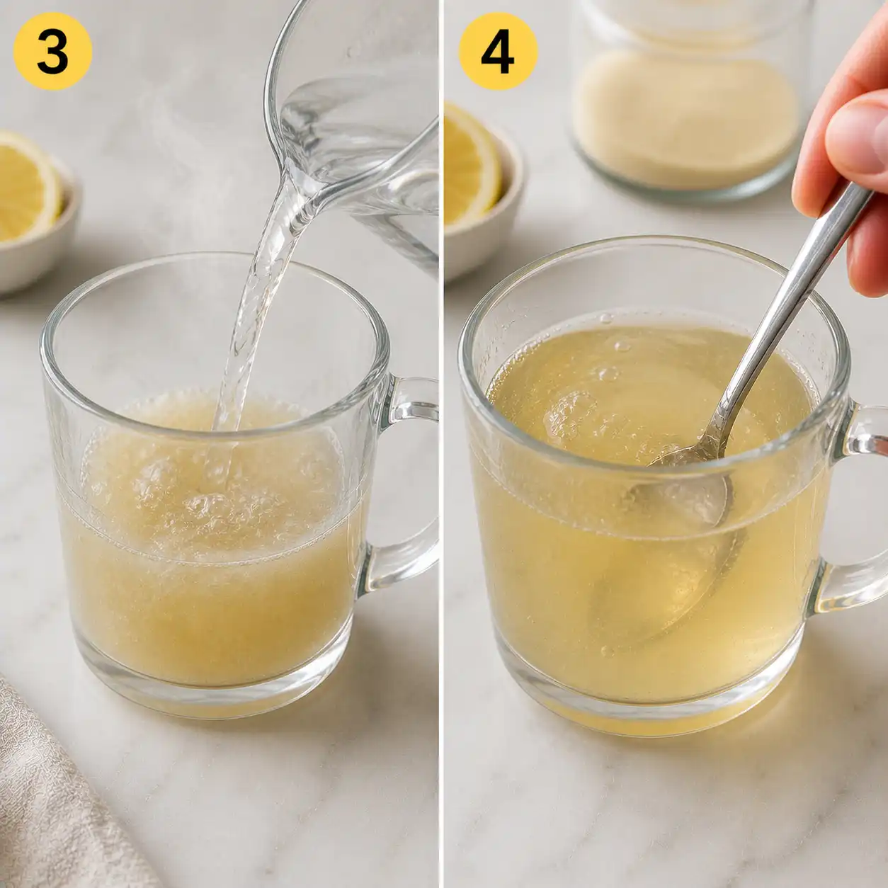 Gelatin water recipe recipe preparation step 2