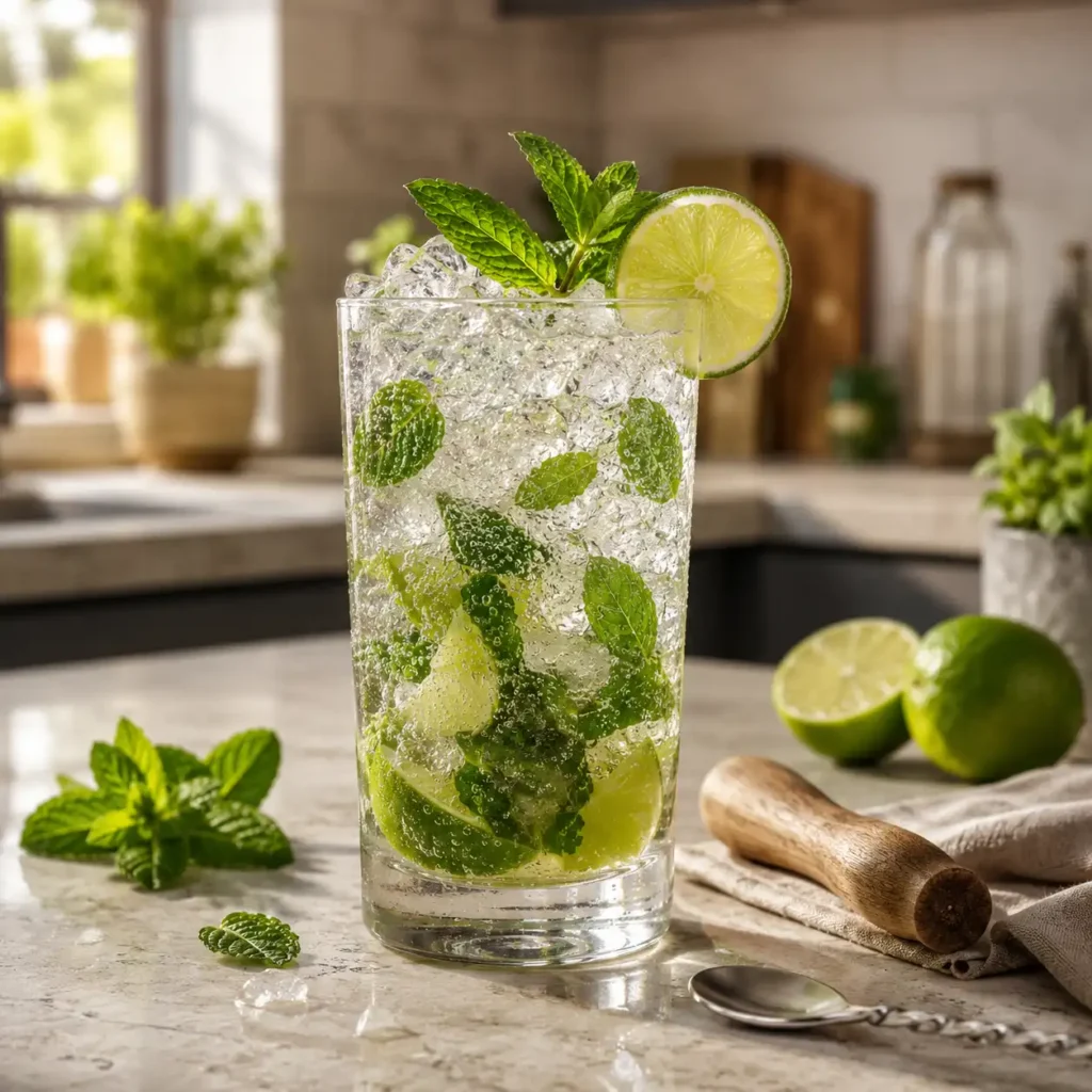 mojito recipe without alcohol recipe featured image