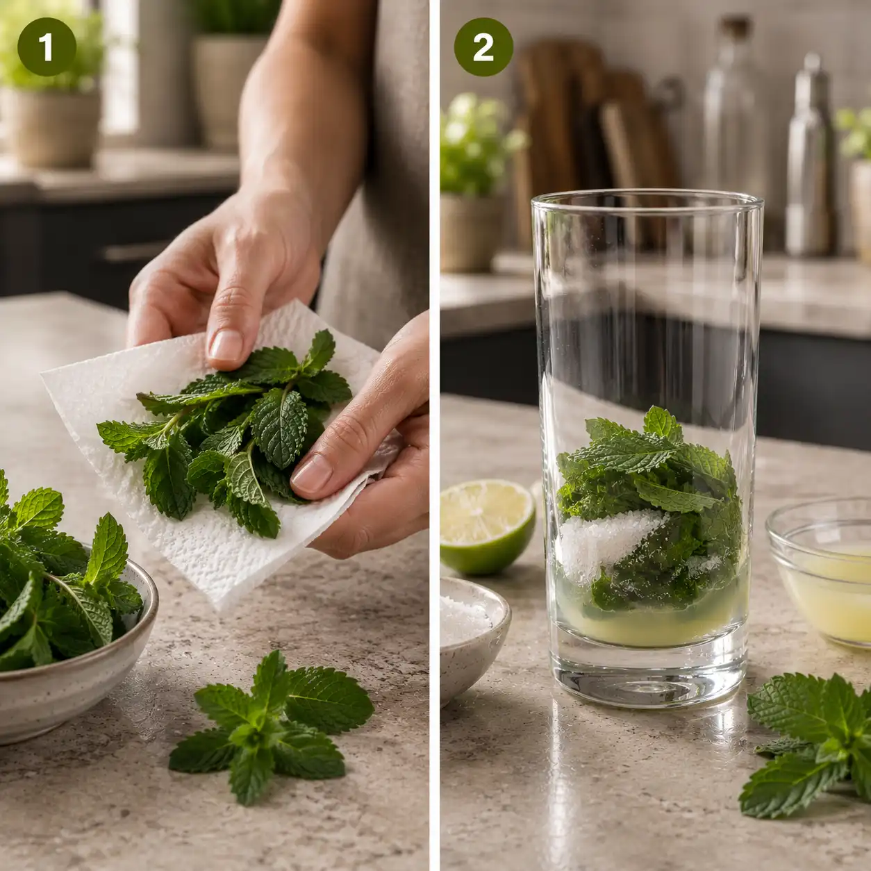 mojito recipe without alcohol preparation