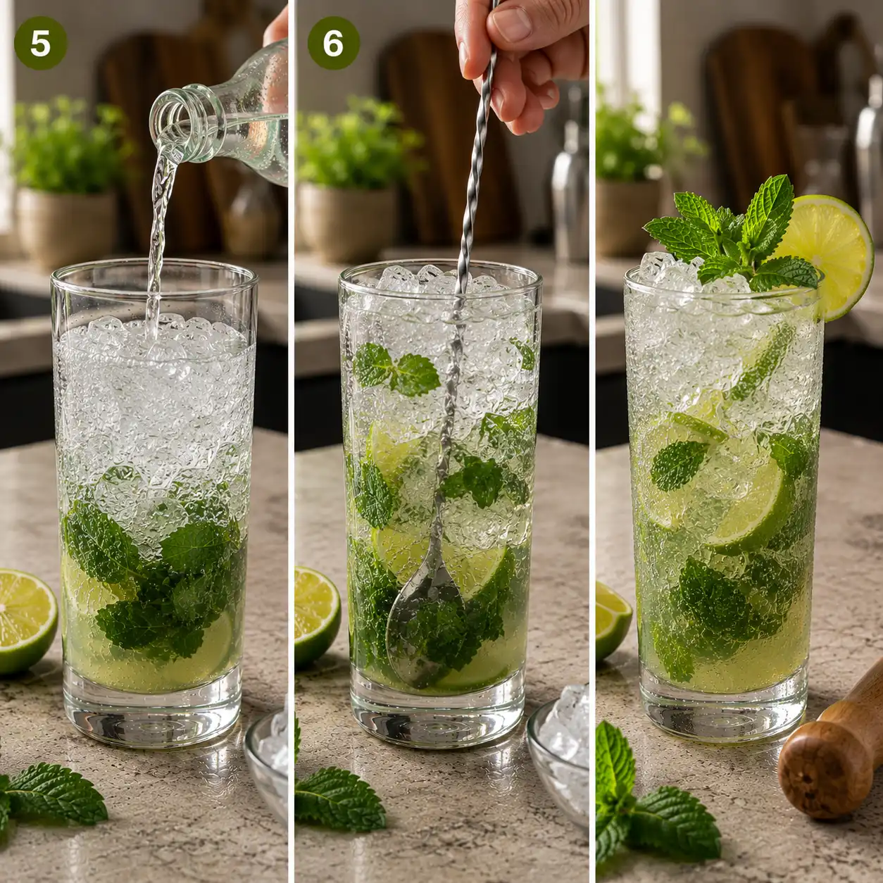 mojito recipe without alcohol final dish