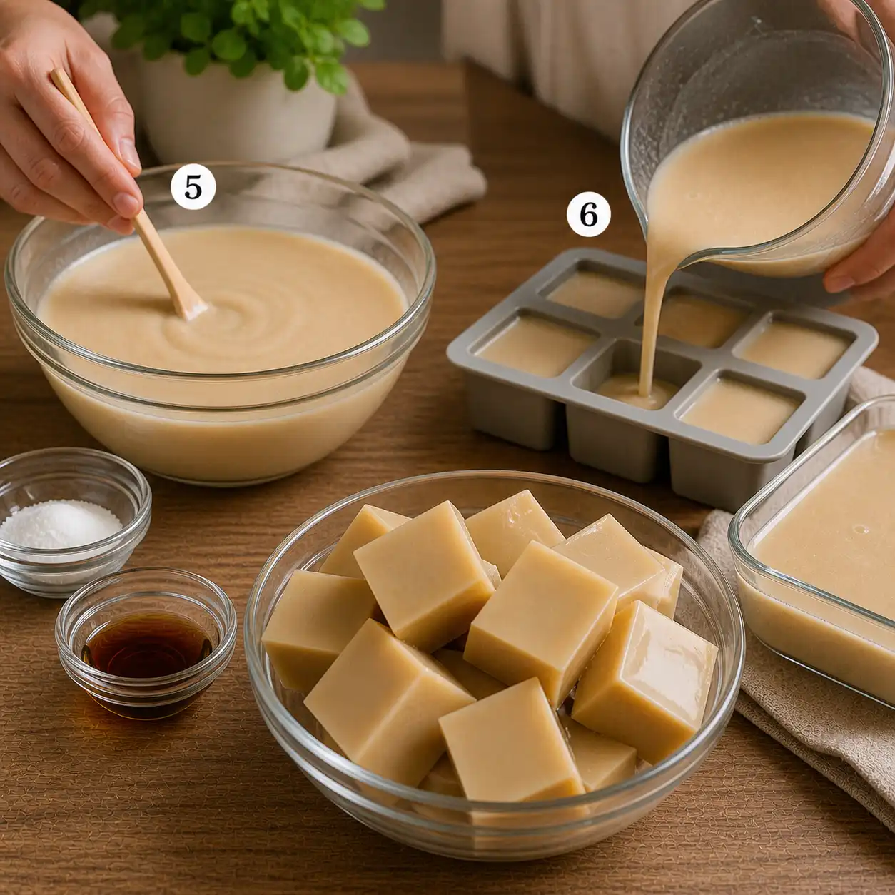 High protein gelatin snack final dish