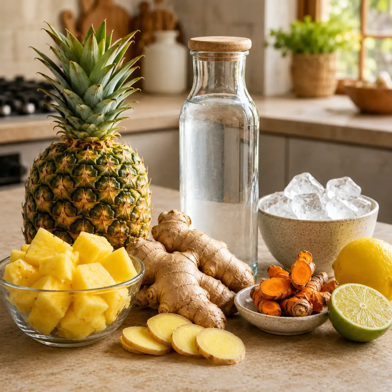 Pineapple Ginger Immune Booster ingredients