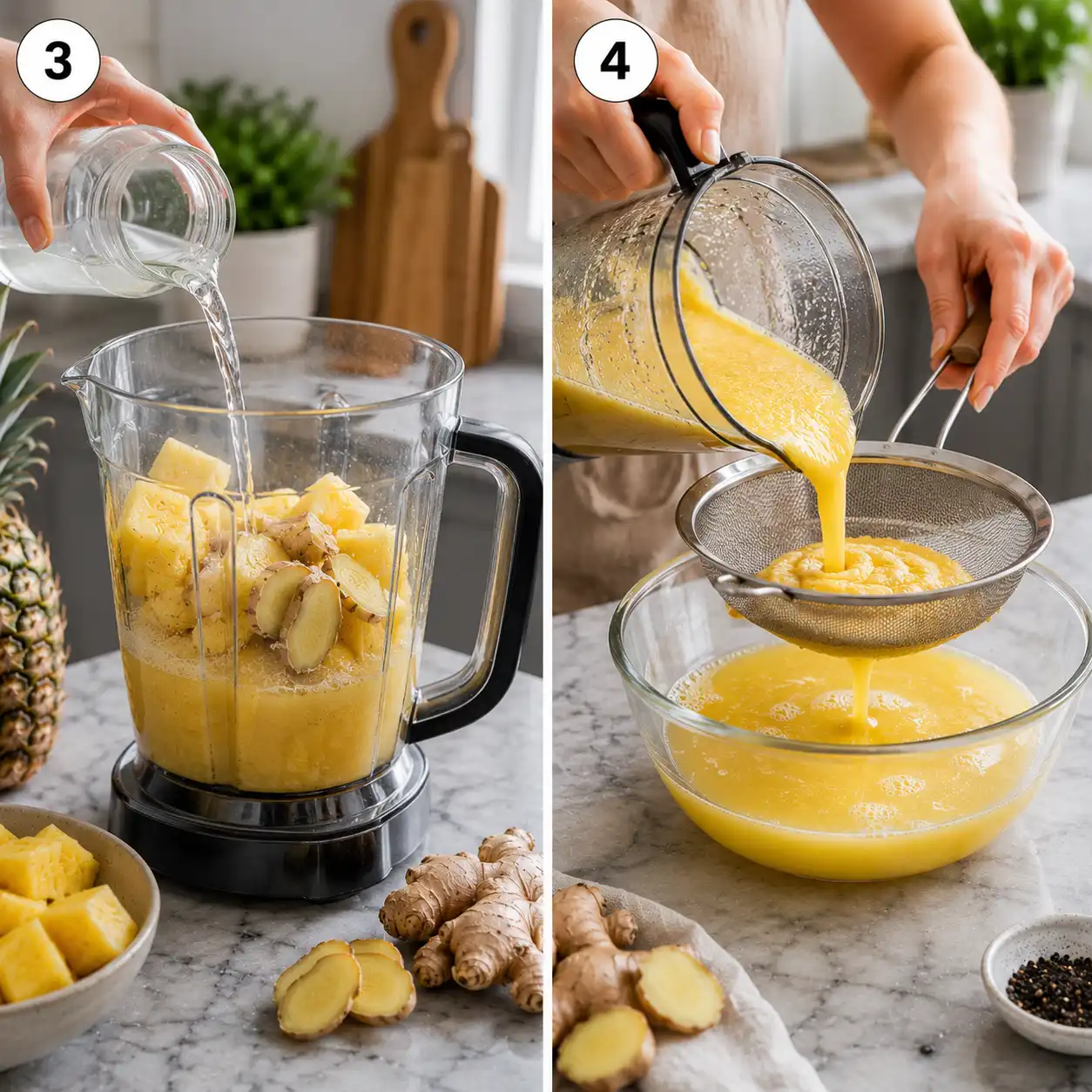 Pineapple Ginger Shot Recipe final dish