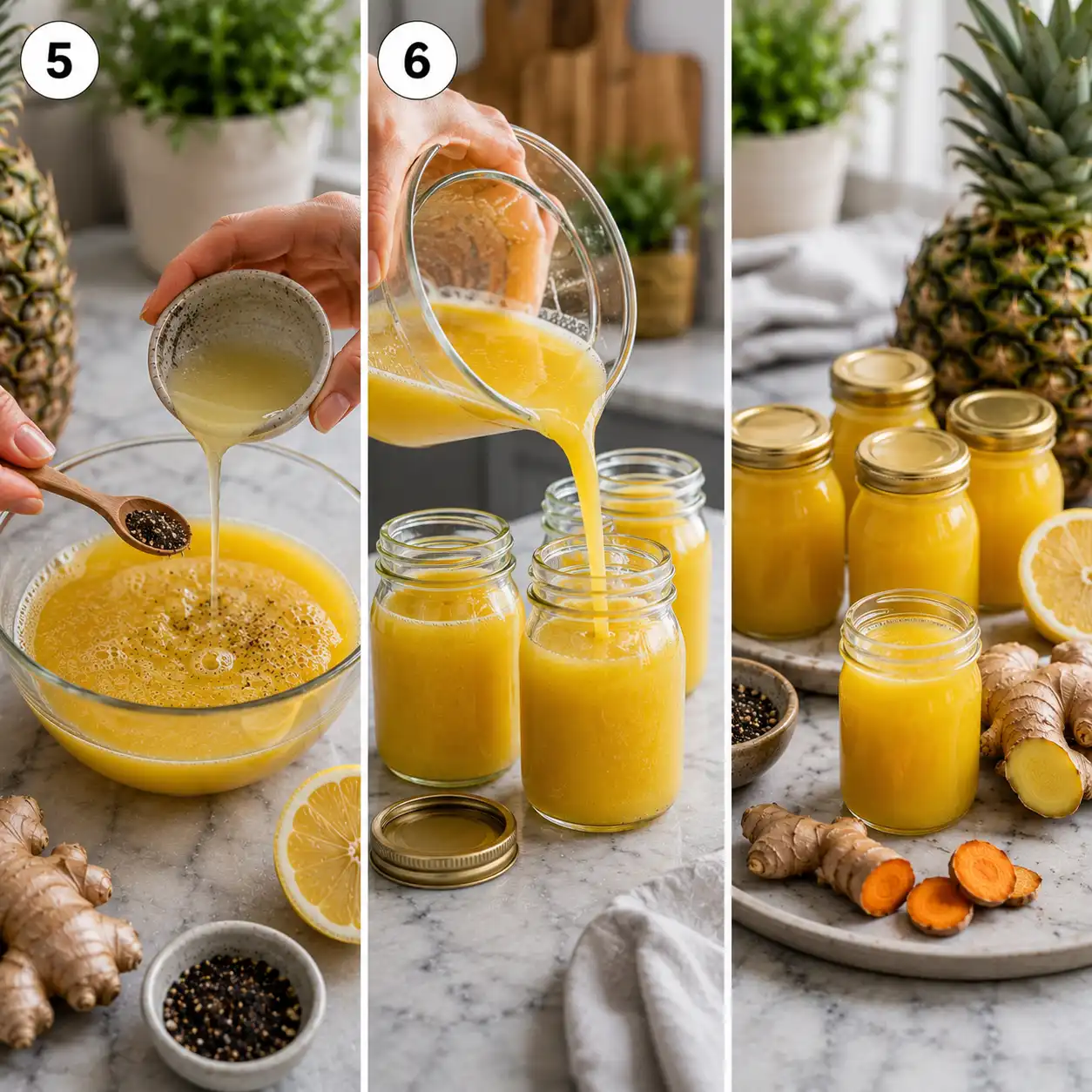Pineapple Ginger Shot Recipe final dish