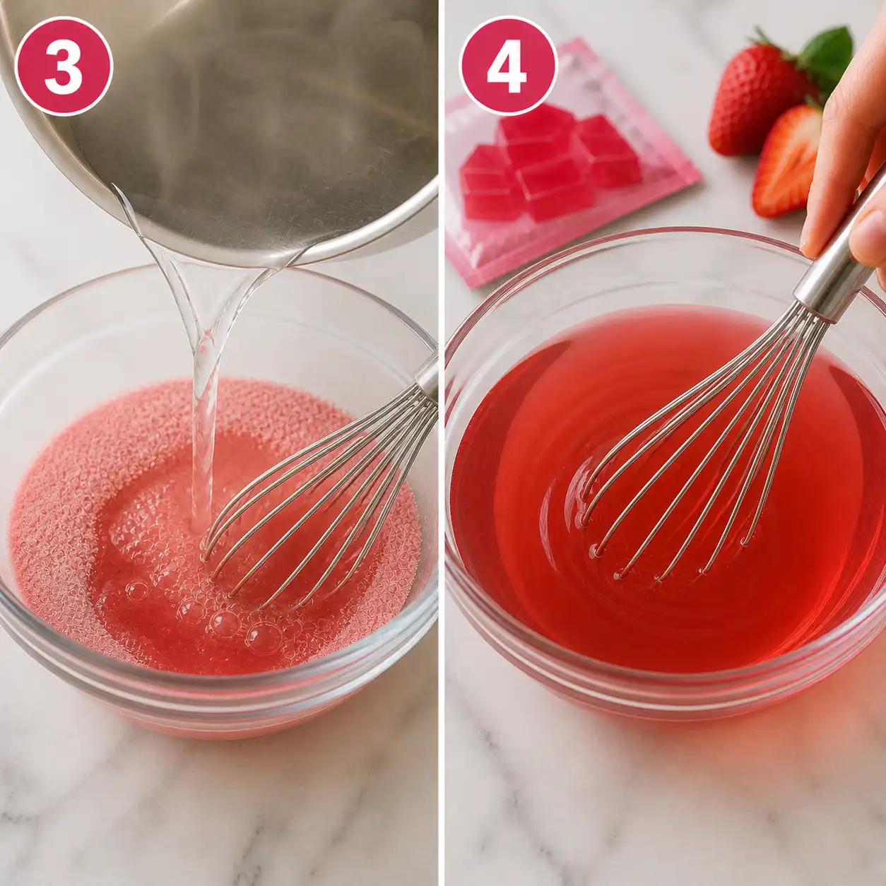 Sugar free gelatin dessert final dish