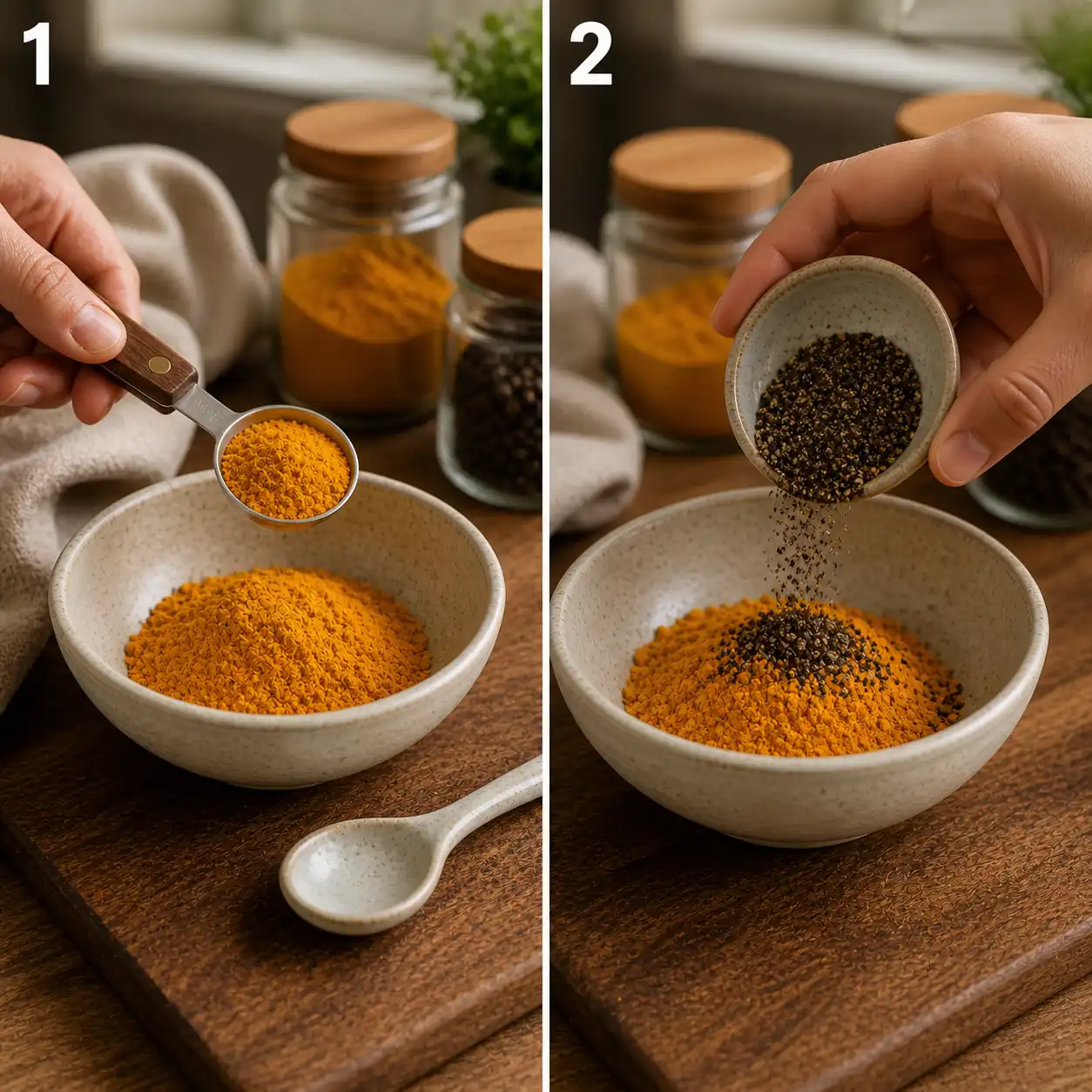 turmeric with piperine preparation